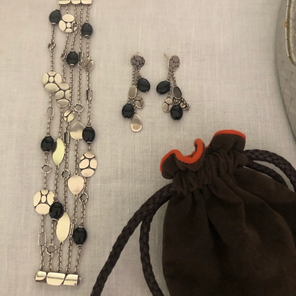 Authentic John Hardy Bracelet with Earrings